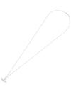 Thin Lines Flat ORB Necklace Silver - VIVIENNE WESTWOOD - BALAAN 3