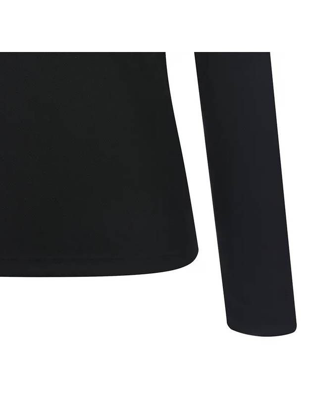 Logo Collar Neck T-Shirt MW3SE081BLK - P_LABEL - BALAAN 5