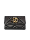 19 Gold Hardware Lambskin Flap Card Wallet Black - CHANEL - BALAAN 4