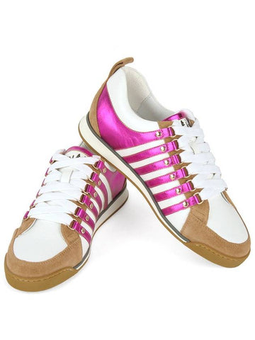 Dsquared K507 V100 43 Jin Pink Pearl Six Line Sneakers - DSQUARED2 - BALAAN 1