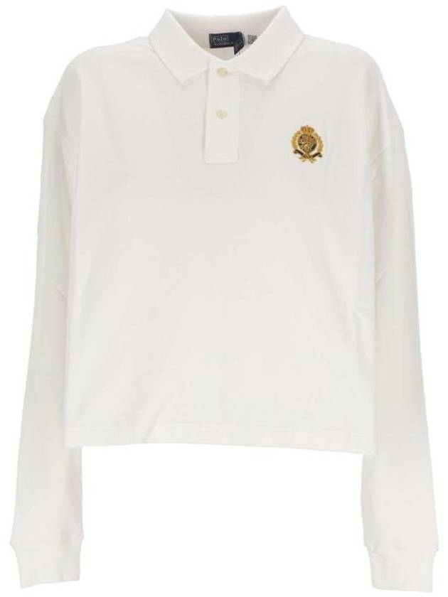 Embroidered Logo Pony Polo Shirt White - POLO RALPH LAUREN - BALAAN 1