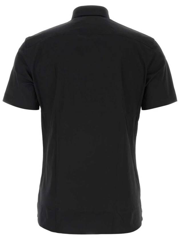 Organic Cotton Polo Shirt Black - BURBERRY - BALAAN 3