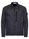 Garment Dyed Crinkle Reps Recycled Nylon Jacket Navy - STONE ISLAND - BALAAN 2