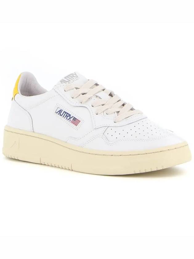 Men's Medalist Leather Low Top Sneakers White - AUTRY - BALAAN 4