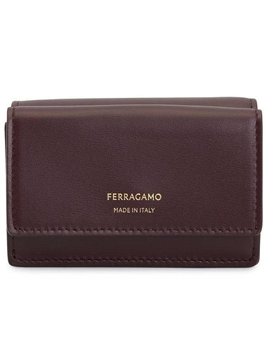 Ferragamo men s half wallet 66 1337 DARK BAROL 0770116 - SALVATORE FERRAGAMO - BALAAN 1