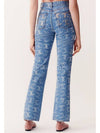 23 CC Logo Printed Jeans Jeans Light Blue P75555 - CHANEL - BALAAN 9