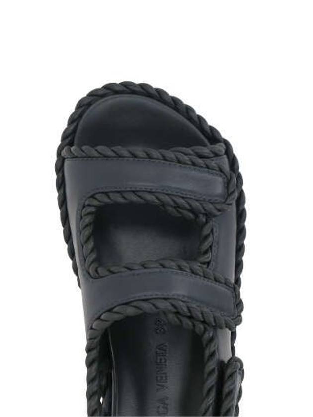 Jack Flat Sandals Ardoise - BOTTEGA VENETA - BALAAN 6