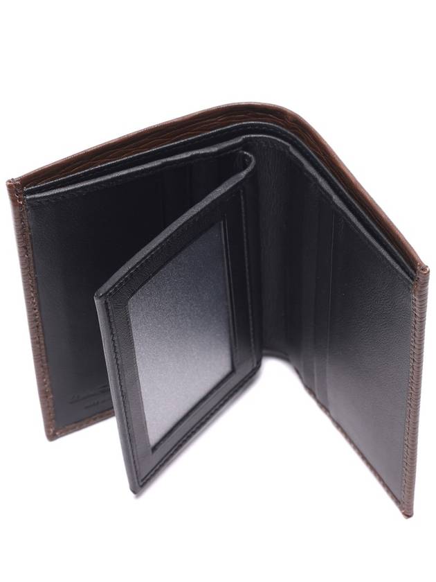 Revival Gancini Compact Half Wallet Brown - SALVATORE FERRAGAMO - BALAAN 7