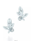 Paloma Picasso Olive Leaf Earrings Silver - TIFFANY & CO. - BALAAN 2