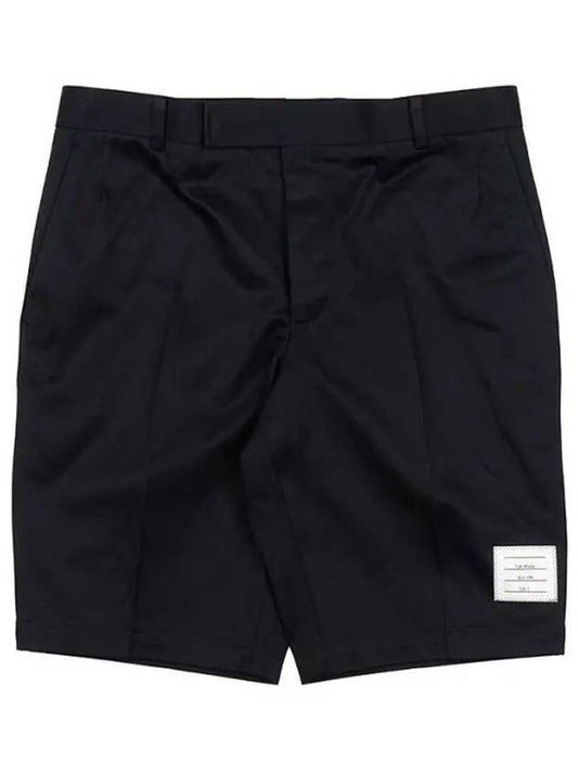 Unconstructed Chino Cotton Twill Shorts Navy - THOM BROWNE - BALAAN 2