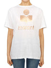 Zwell Women's Short Sleeve T-Shirt TS0001FA A1N10E WHRG - ISABEL MARANT - BALAAN 1