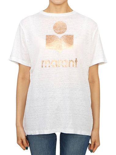 Zwell Women's Short Sleeve T-Shirt TS0001FA A1N10E WHRG - ISABEL MARANT - BALAAN 1