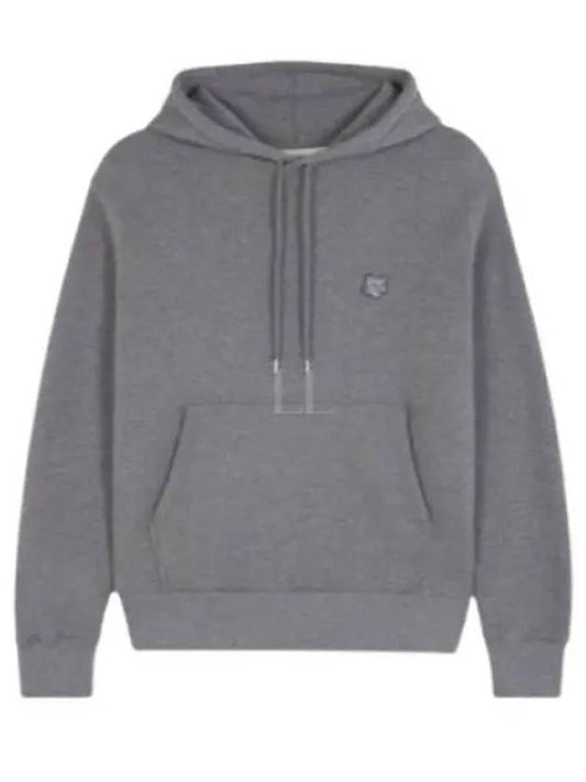 Bold Fox Head Patch Comfort Hoodie Grey - MAISON KITSUNE - BALAAN 2