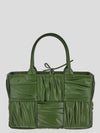 Arco Intrecciato Small Tote Bag Avocado - BOTTEGA VENETA - BALAAN 2