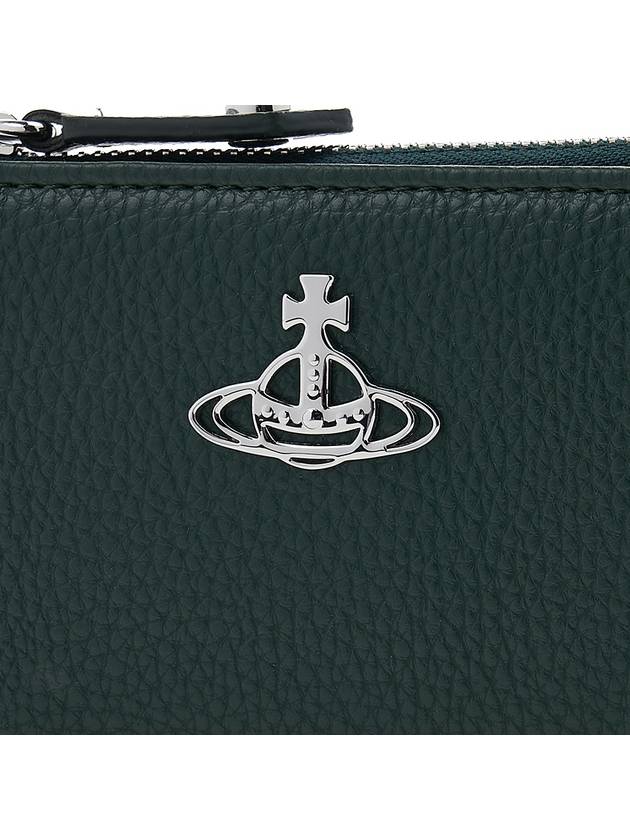 Slim Flat Card Wallet Green - VIVIENNE WESTWOOD - BALAAN 7