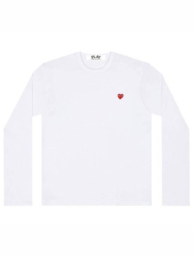 Long Sleeve T Shirt P1T308AZT3080512 White - COMME DES GARCONS - BALAAN 1