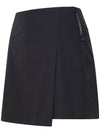 High Waist Layered Effect Shorts Black - MONCLER - BALAAN 4