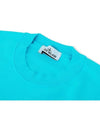 Wappen Patch Crew Neck Sweatshirt Turquoise - STONE ISLAND - BALAAN 4