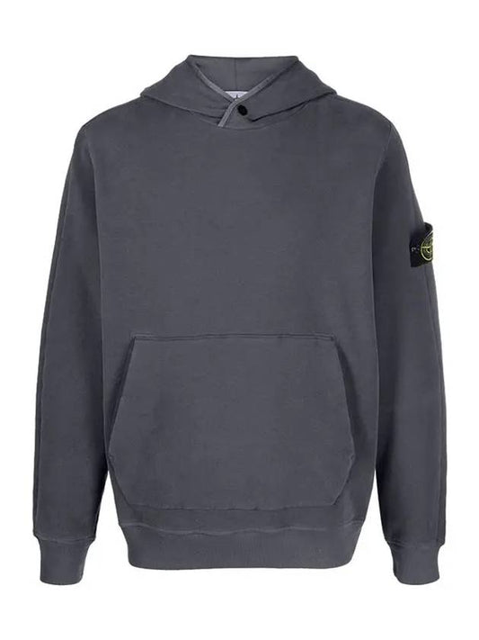 Compass Logo Patch Hoodie Grey - STONE ISLAND - BALAAN 2