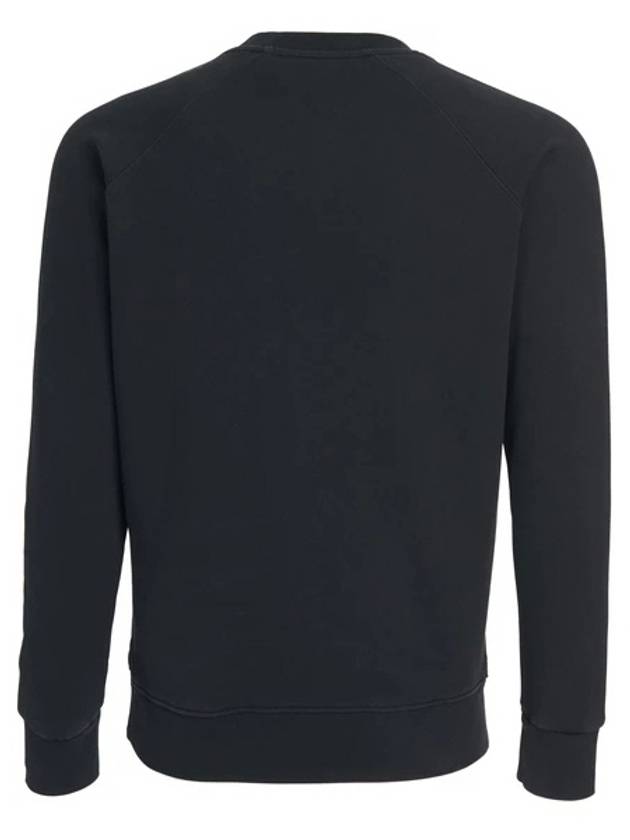 Grey Fox Head Patch Classic Sweatshirt Black - MAISON KITSUNE - BALAAN 3