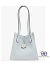 Origami Medium Leather Tote Bag Blue - FENDI - BALAAN 2