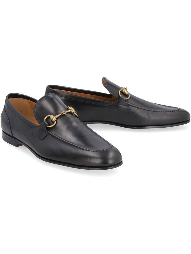 Jordaan Leather Loafers Black - GUCCI - BALAAN 4