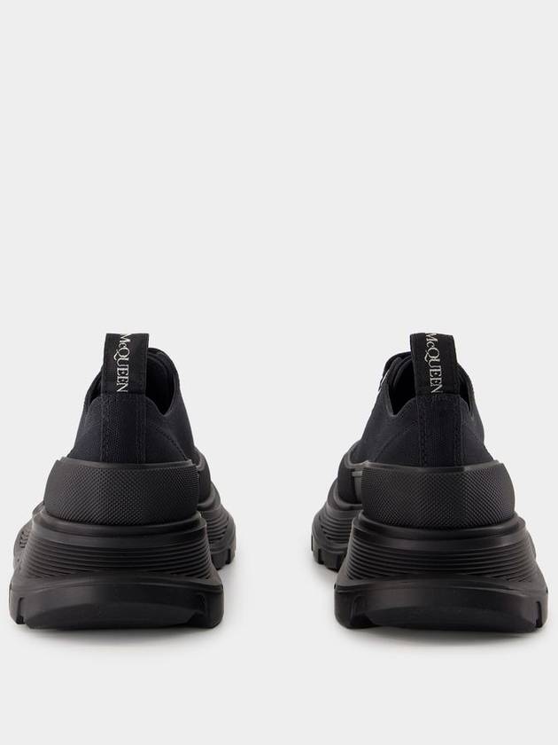 Tread  Slick Sneakers - Alexander McQueen - Canvas - Black - ALEXANDER MCQUEEN - BALAAN 3