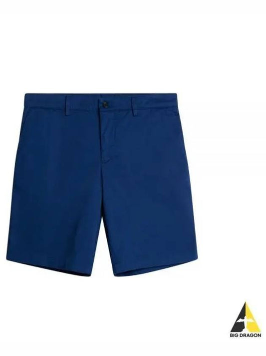 Nathan Cloud Satin Shorts Estate Blue - J.LINDEBERG - BALAAN 2