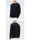 Men's Lens Wappen Long Sleeve Knit Top Black - CP COMPANY - BALAAN 6