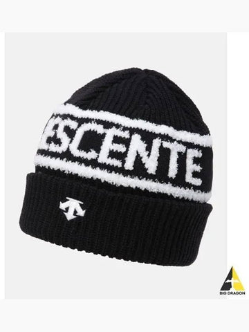 Sports Basic Jacquard Beanie Black SP323UKC91 - DESCENTE - BALAAN 1