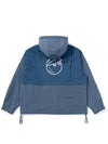 Bag bucket hoodie jacket DARK BLUE WOMAN - MALBON GOLF - BALAAN 2