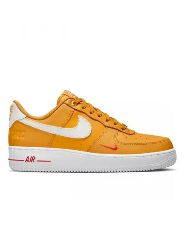 Air Force 1 07 SE Low Top Sneakers White Yellow - NIKE - BALAAN 1