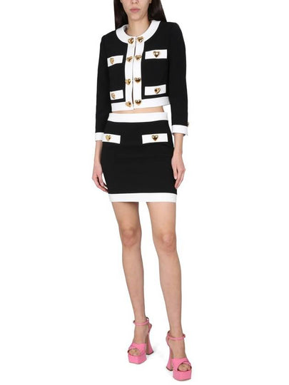 Outerwear 05250424 4555 BLACK - MOSCHINO - BALAAN 2