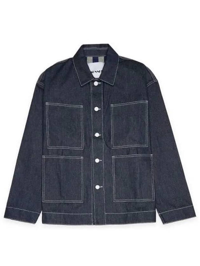 4-Pocket Reversible Denim Jacket Blue - SUNNEI - BALAAN 2