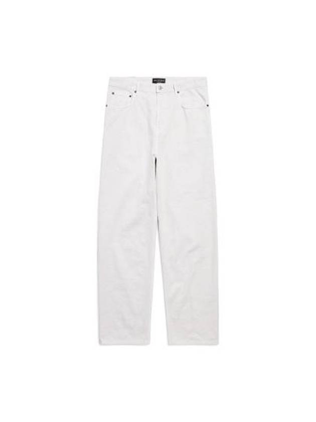 Loose Fit Wide Leg Jeans White - BALENCIAGA - BALAAN 2