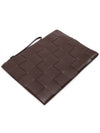 Intrecciato Weaving Strap Clutch Bag Brown - BOTTEGA VENETA - BALAAN 6