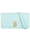 Lola Detachable Strap Quilted Cross Bag Blue - BURBERRY - BALAAN 2