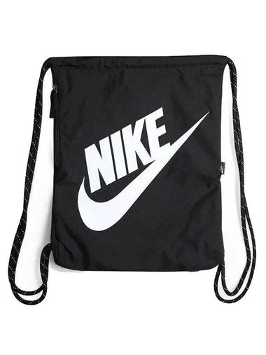 Heritage Drawstring Gymsack Black - NIKE - BALAAN 1