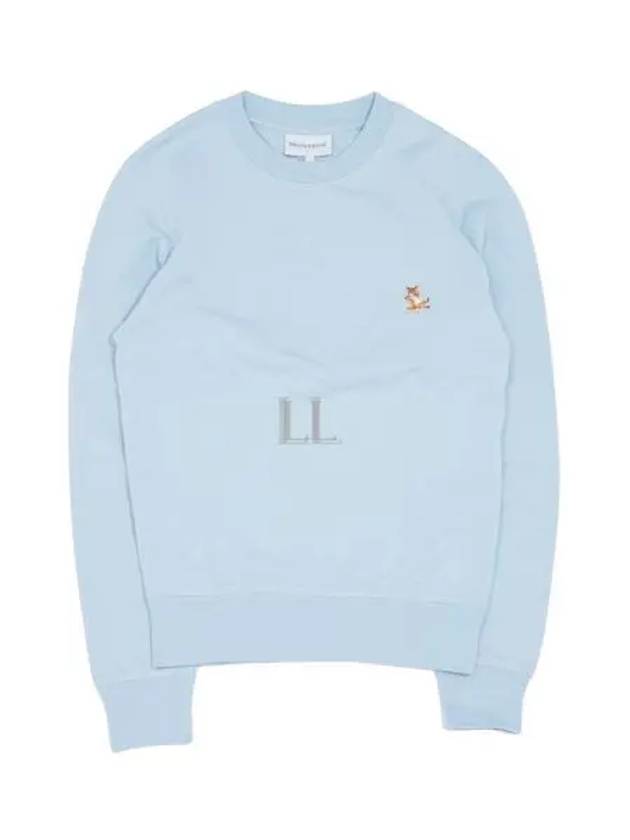 Chillax Patch Regular Sweatshirt Sky Blue - MAISON KITSUNE - BALAAN 2