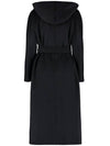 Bdanton Belted Wool Single Coat Black - MAX MARA - BALAAN 3