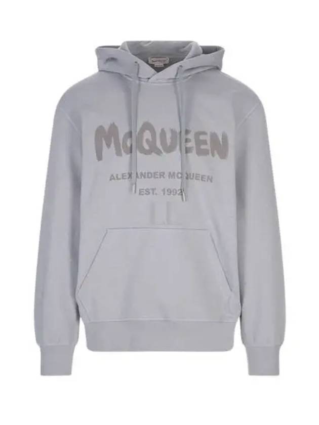 Men's Graffiti Popover Dove Grey - ALEXANDER MCQUEEN - BALAAN 2