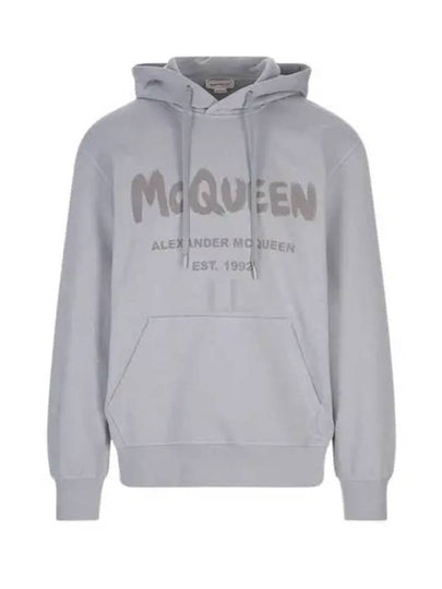 Men's Graffiti Popover Dove Grey - ALEXANDER MCQUEEN - BALAAN 2