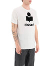 Karman Logo Short Sleeve T-Shirt White - ISABEL MARANT - BALAAN 3