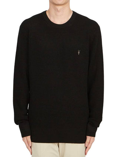 Aiba Men's Knit MK034P BLACK - ALLSAINTS - BALAAN 1