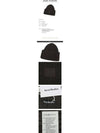 Studios Face Patch Ribbed Wool Beanie Gray Brown Melange - ACNE STUDIOS - BALAAN.