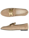 Women's Kate Suede Loafers Beige - TOD'S - BALAAN 2