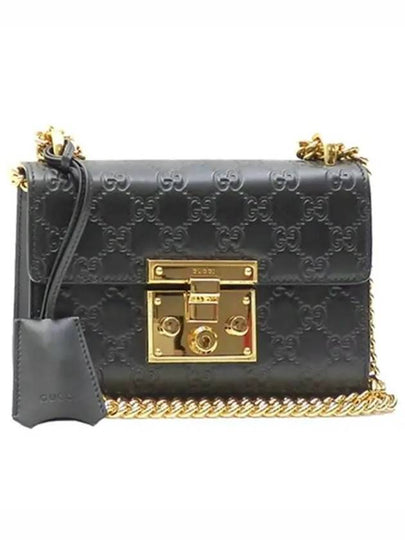 Padlock Signature Shoulder Bag Black - GUCCI - BALAAN 2