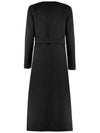 ABETONE Cashmere Lab Coat Black 2360110637 007 - MAX MARA - BALAAN 2