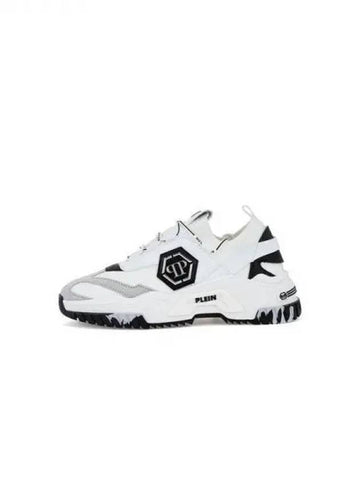 Men's Predator Trainer Sneakers White 271804 - PHILIPP PLEIN - BALAAN 1