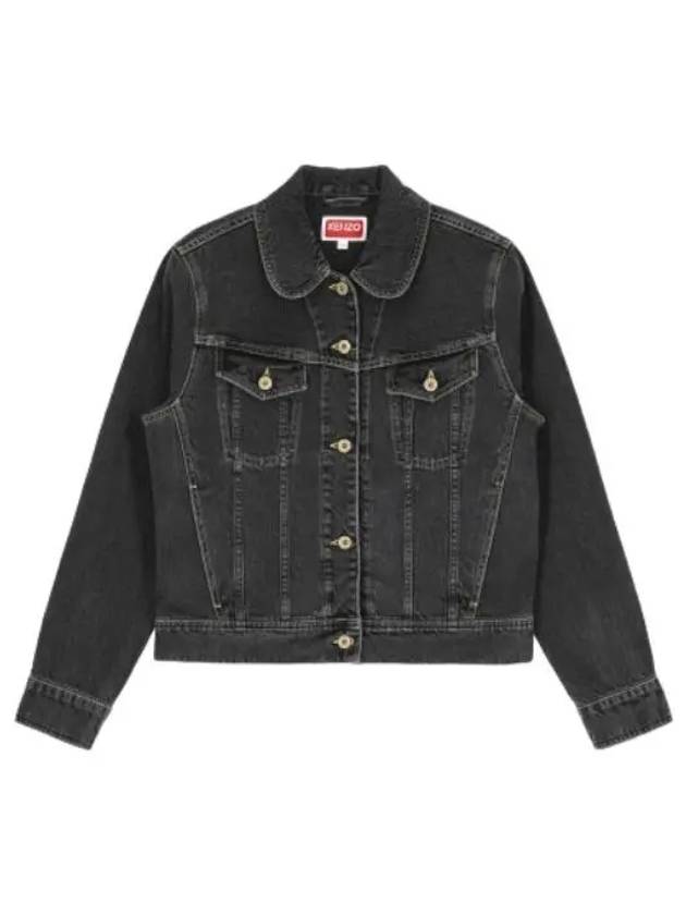 bleach denim jacket gray jumper - KENZO - BALAAN 1